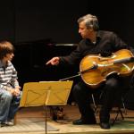 Philippe Rossignol avec un petit élève - Audition CPMA
